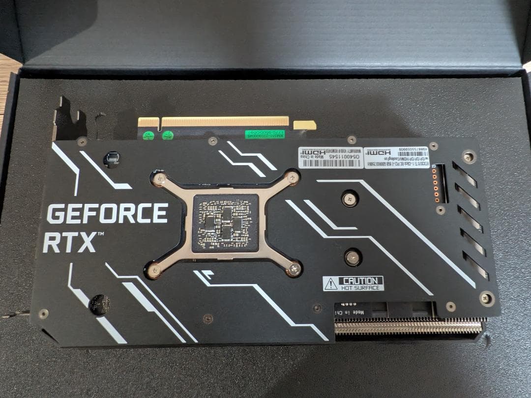 NVIDIA GEFORCE RTX 3070TI 中古