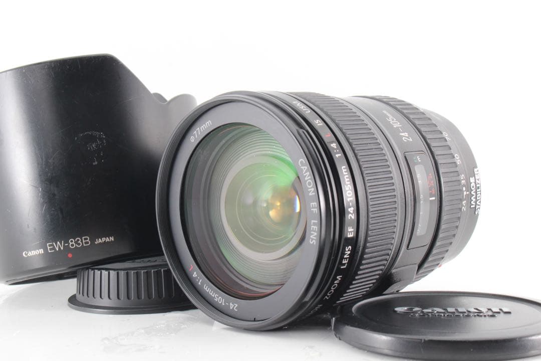 美品❤️Canon EF24-105mm F4L IS USM フード、キャップ付