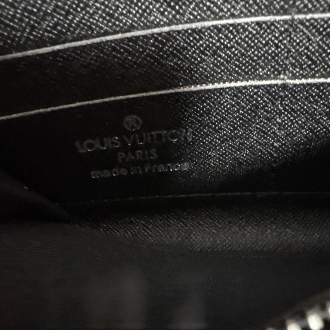 VUITTONロゴダミエパターン ブラック 長財布