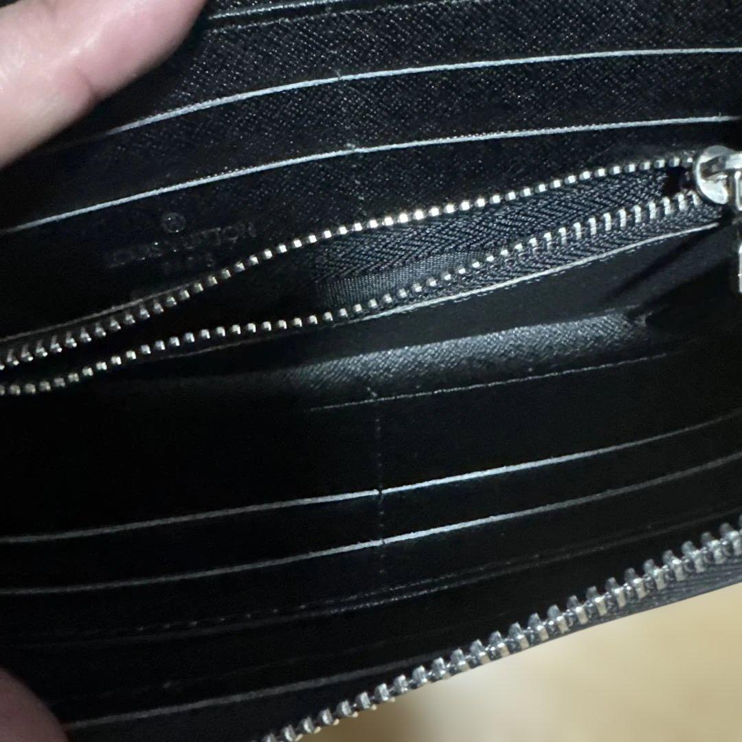 VUITTONロゴダミエパターン ブラック 長財布