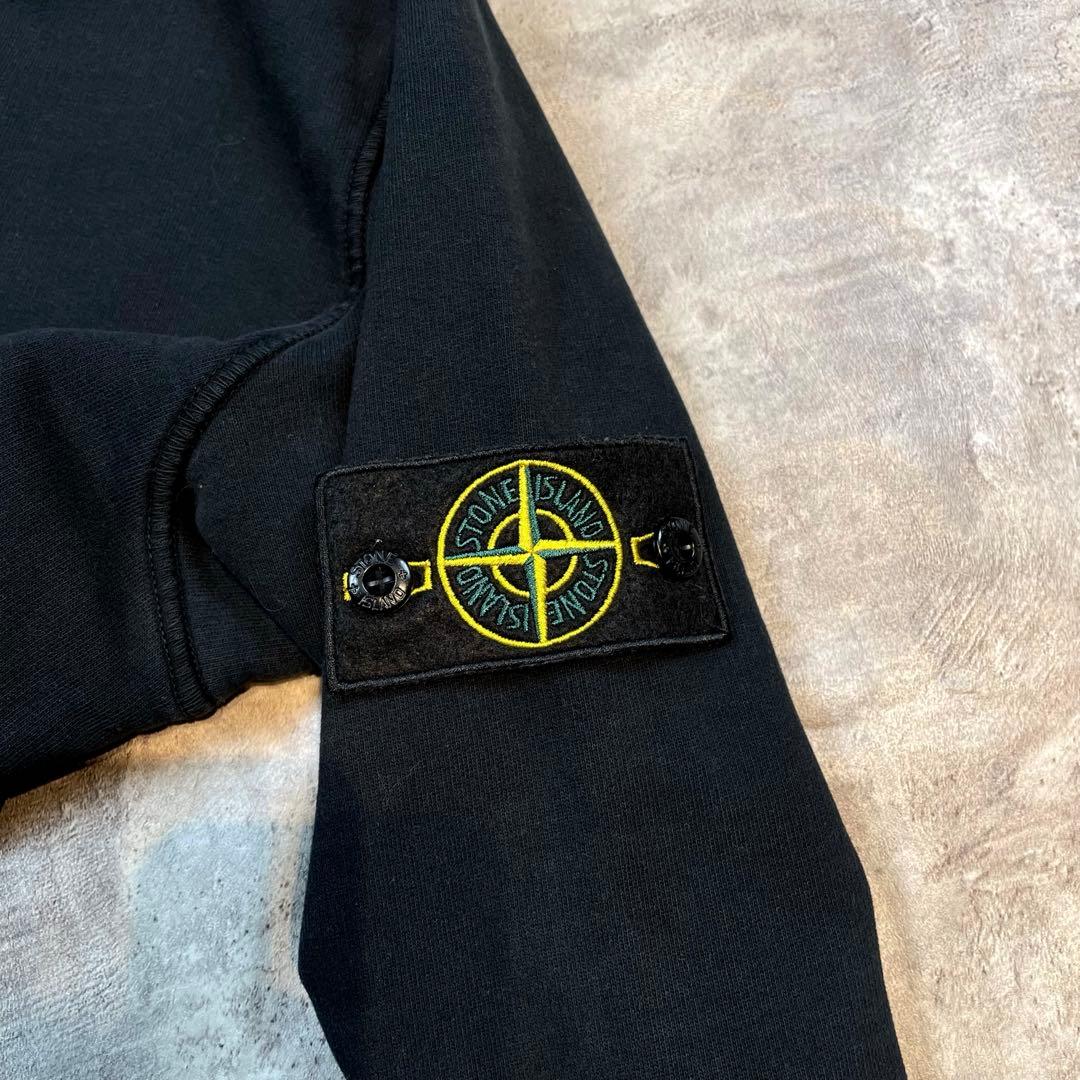 STONE  クルーネックスウェット ワッペンロゴ Mサイズ