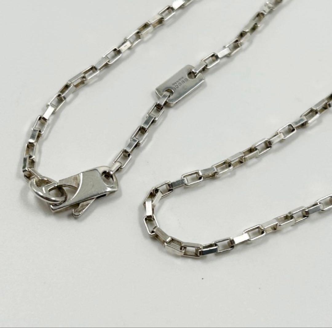 美品✨　グッチ　GUCCI　ネックレス　ベネチアン　50cm　シルバー　925