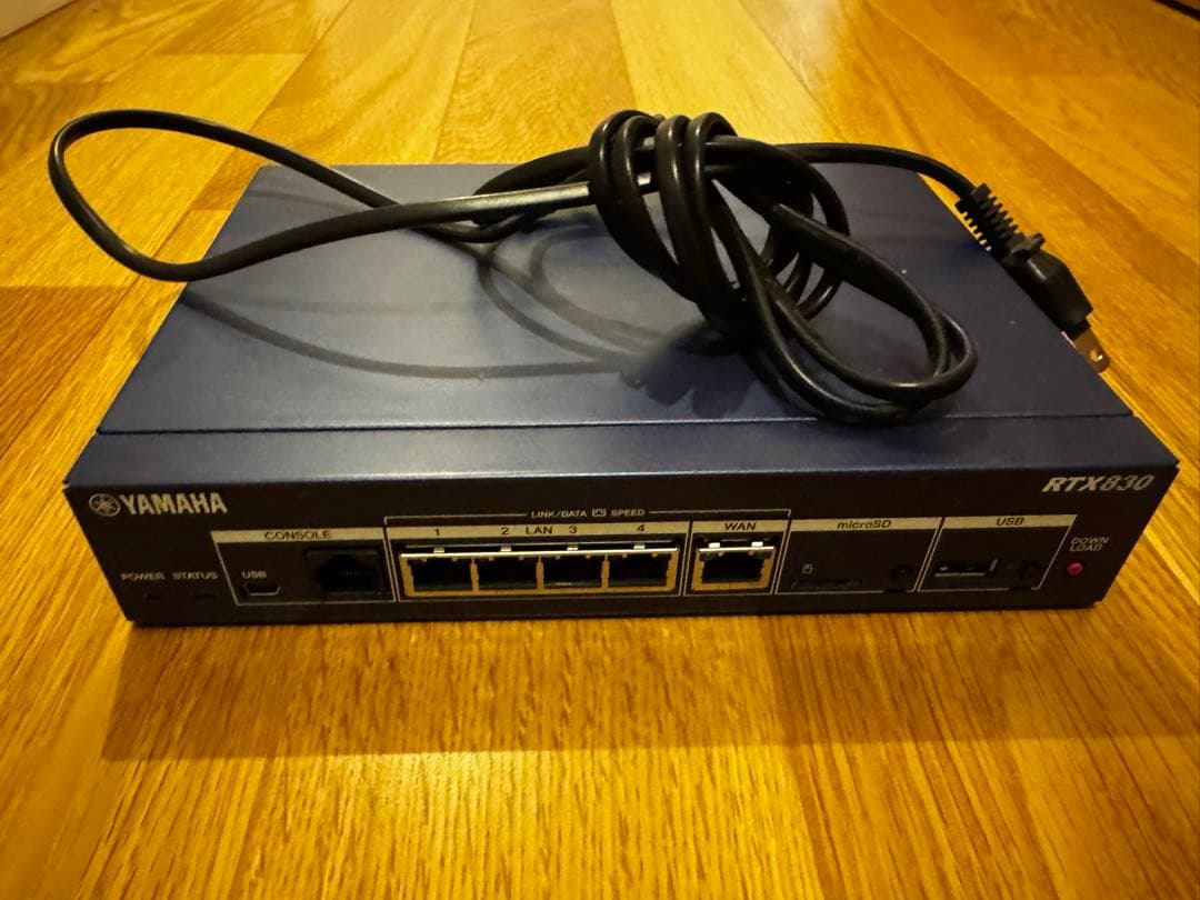 YAMAHA ギガアクセスVPNルーター RTX830