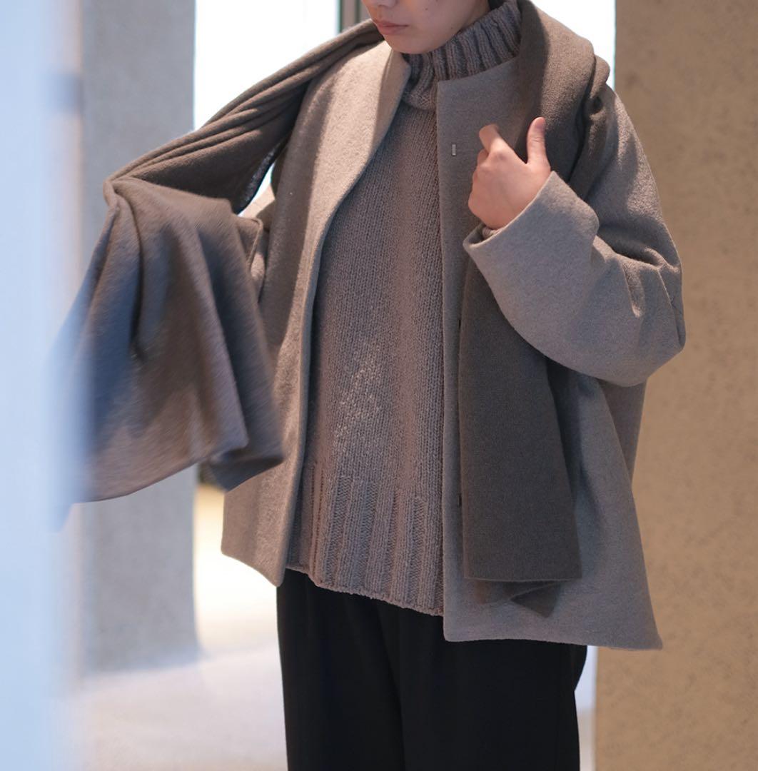 evam eva エヴァムエヴァ　リニューウールタートルネック