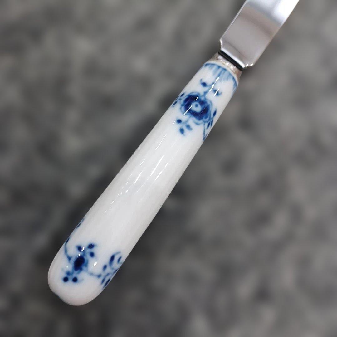 希少品 ロイヤルコペンハーゲン ブルーフル－テッド バターナイフ