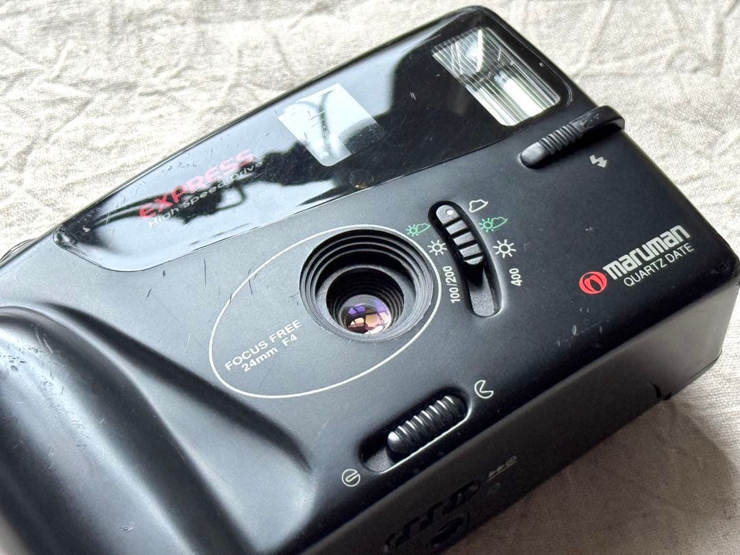 ちゃんさん⌘実写確認済、電池付 maruman Express ハーフカメラ⌘