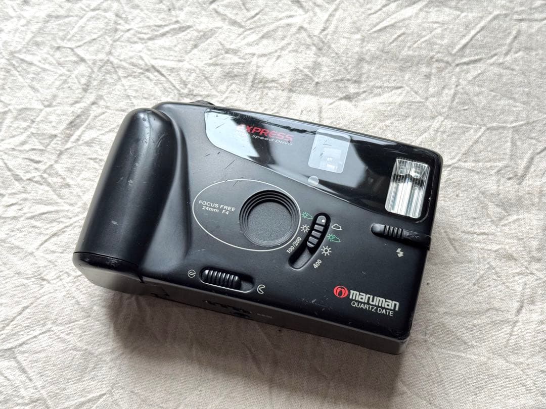 ちゃんさん⌘実写確認済、電池付 maruman Express ハーフカメラ⌘