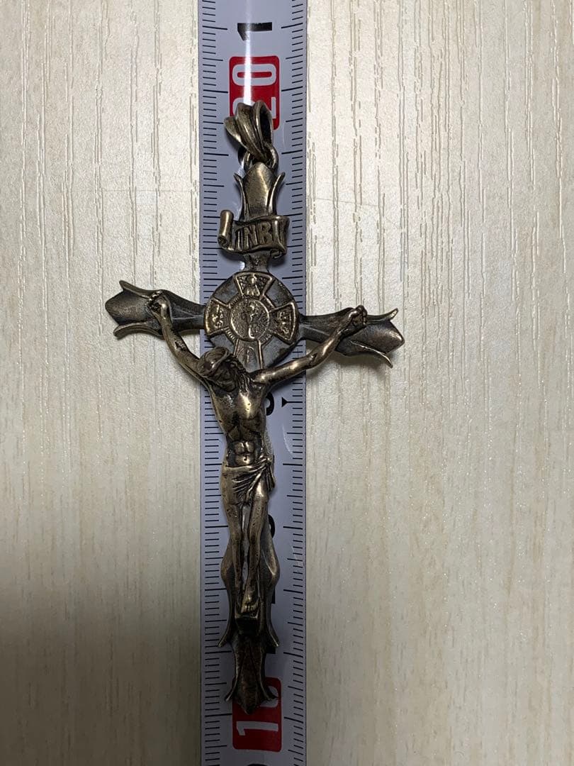 特大　ロザリオ　ペンダントトップ　silver