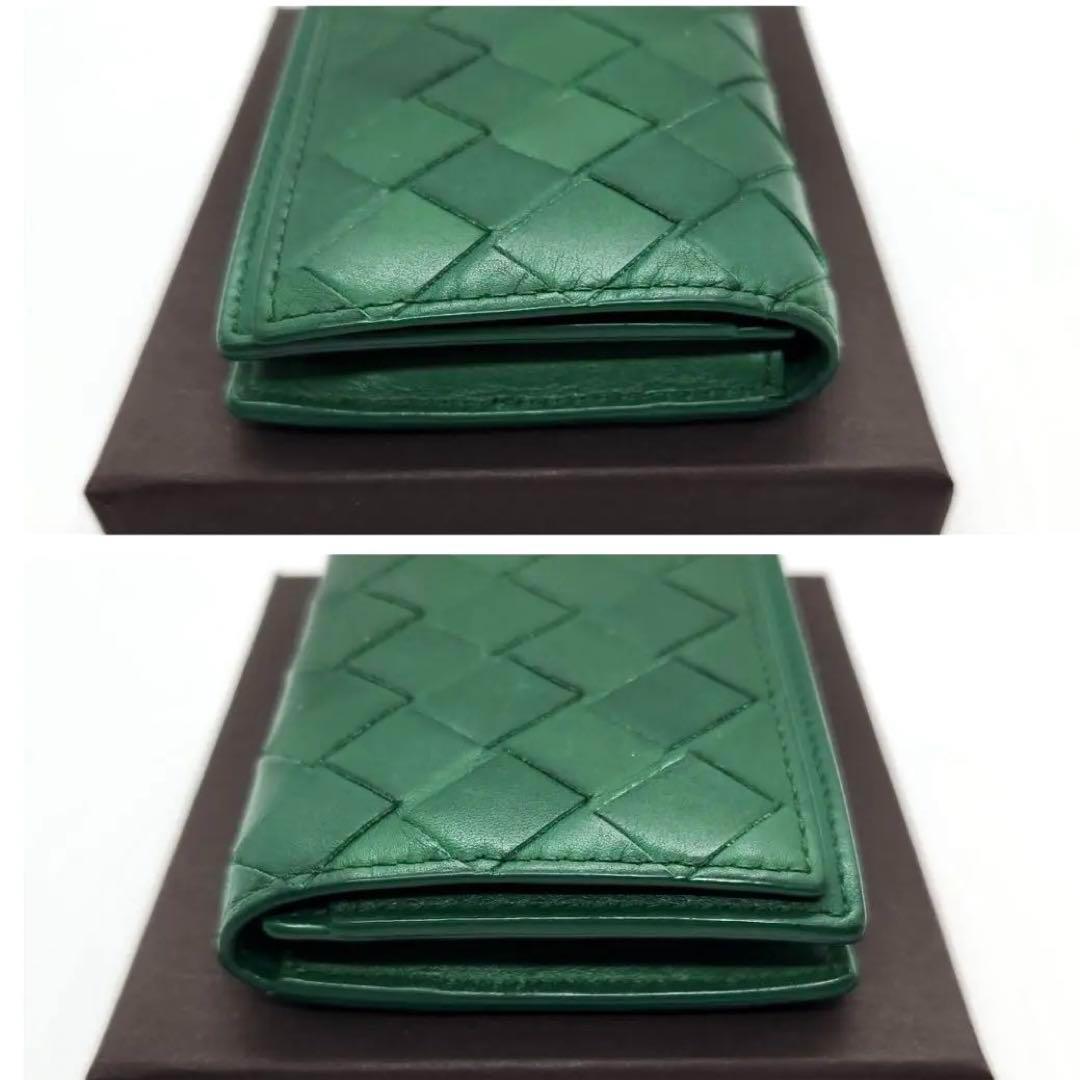 極美品 ボッテガヴェネタ イントレチャート マキシ カードケース 名刺入れ