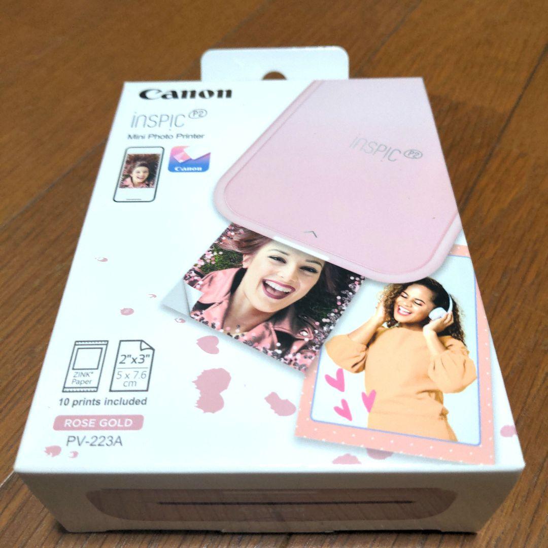 新品 Canon iNSPiC PV-223 フォトプリンター&ペーパー20枚