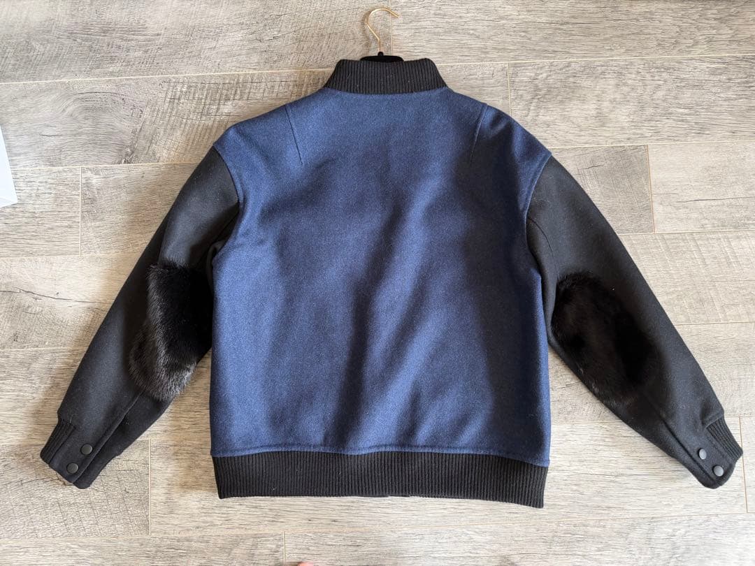 S*a様 美品　シクラス　CYCLAS ウール　ミンク　スタジアム　ジャケット