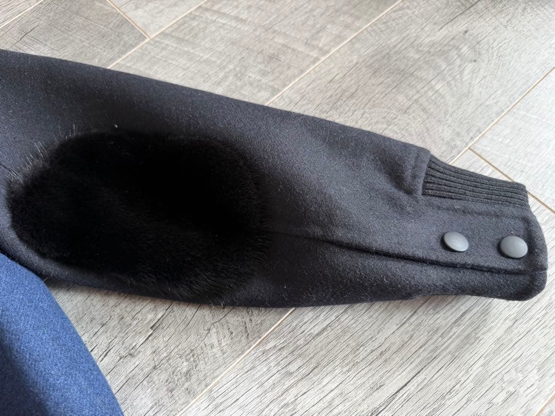 S*a様 美品　シクラス　CYCLAS ウール　ミンク　スタジアム　ジャケット