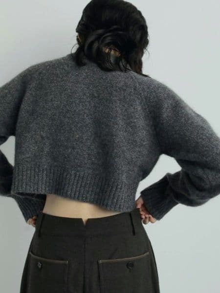 【タグ付き新品】anuke Melange Knit Cardigan