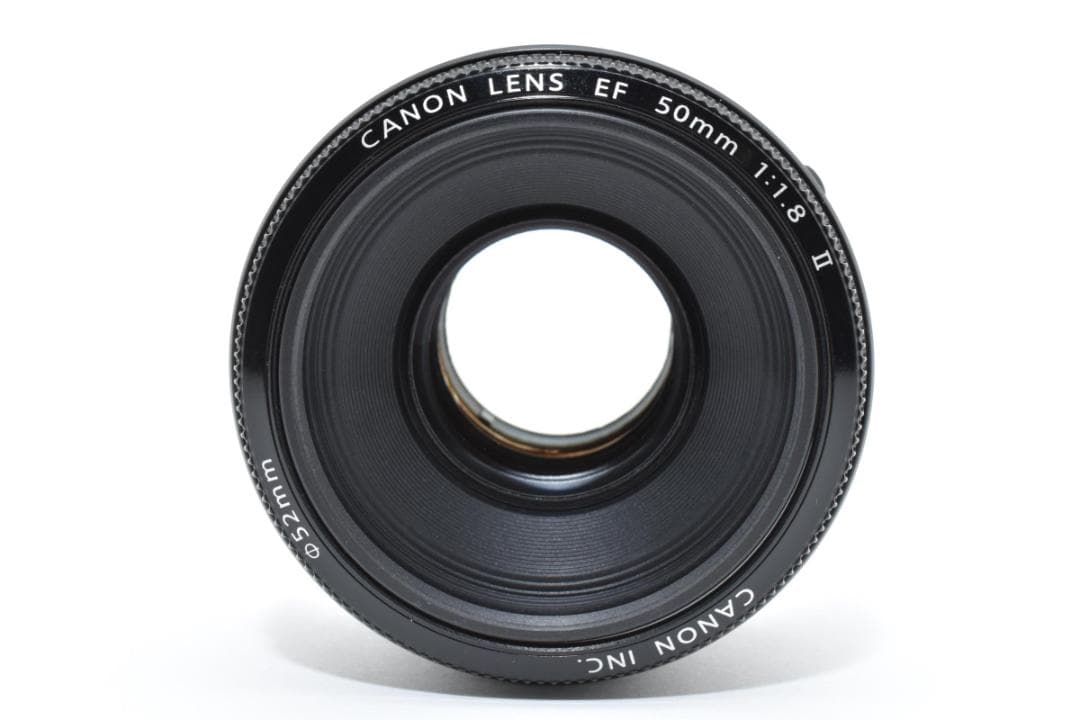 超美品 Canon EF カメラレンズ 50mm f1.8 II キヤノン