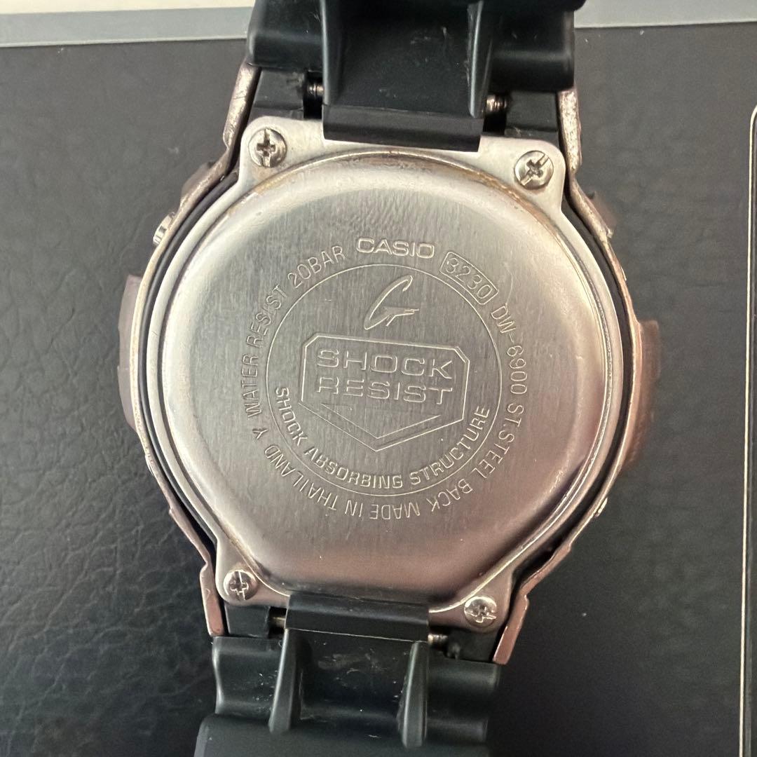 【期間値下げ】CASIO G-SHOCK DW-6900CB シルバーカスタム