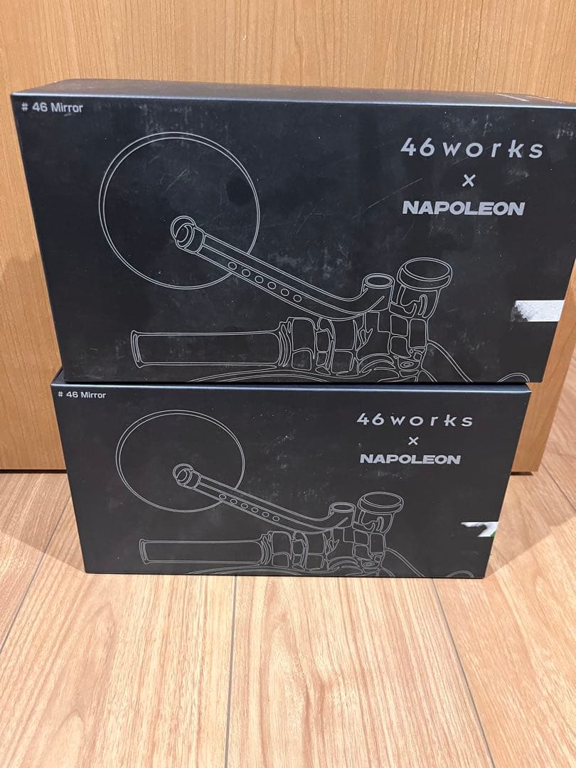 46works x Napoleon バイク用ミラー左右セット　NA-017