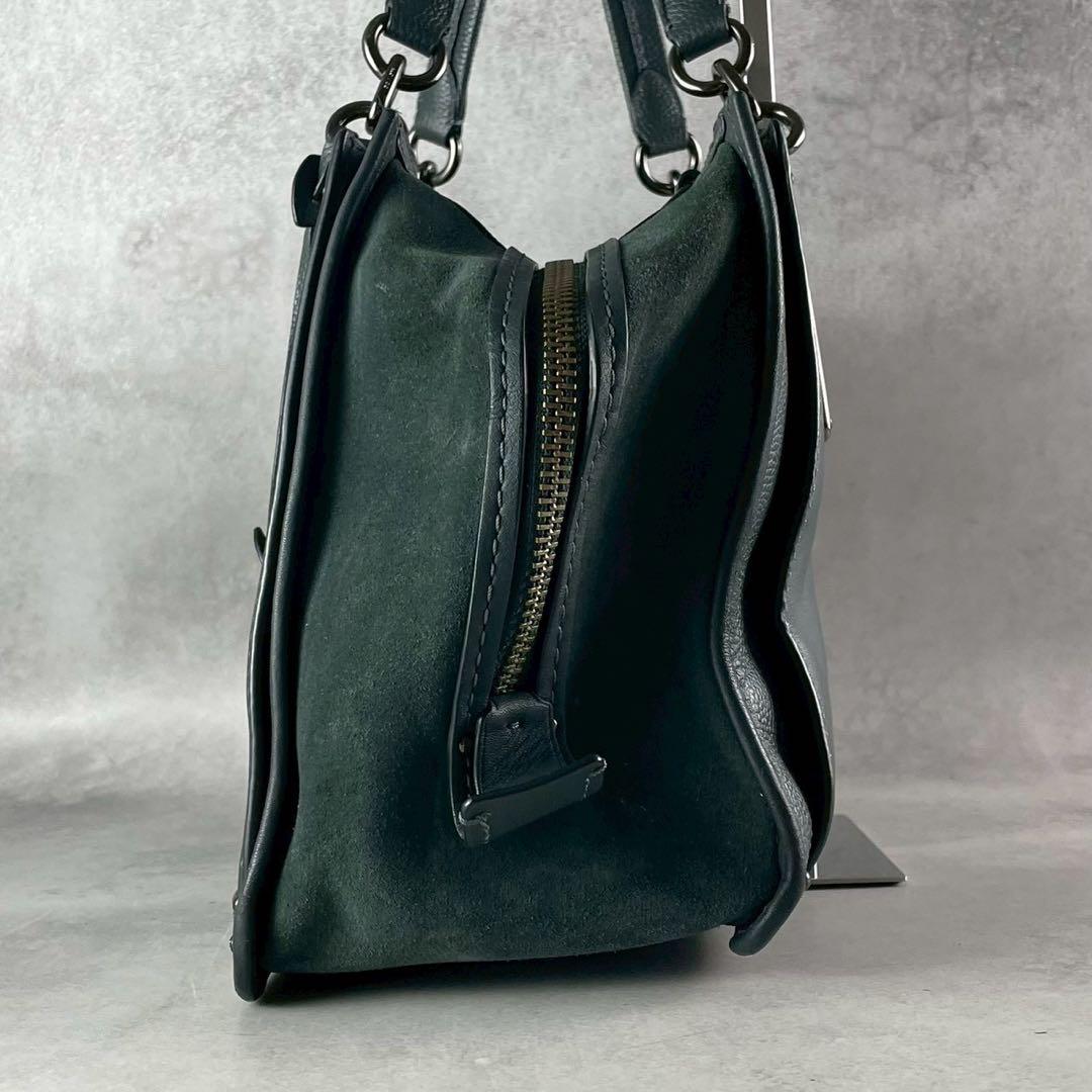 ✨美品✨コーチ　ドリーマー　ハンドバッグ　2way 斜めかけ　C金具　レザー　緑