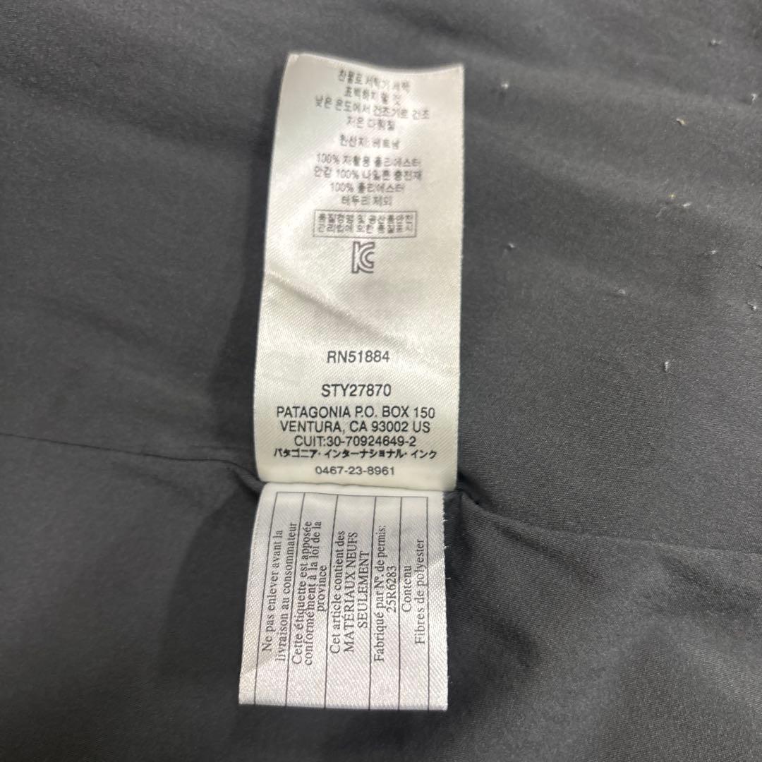 patagonia ブラック ゼメルボマージャケット M