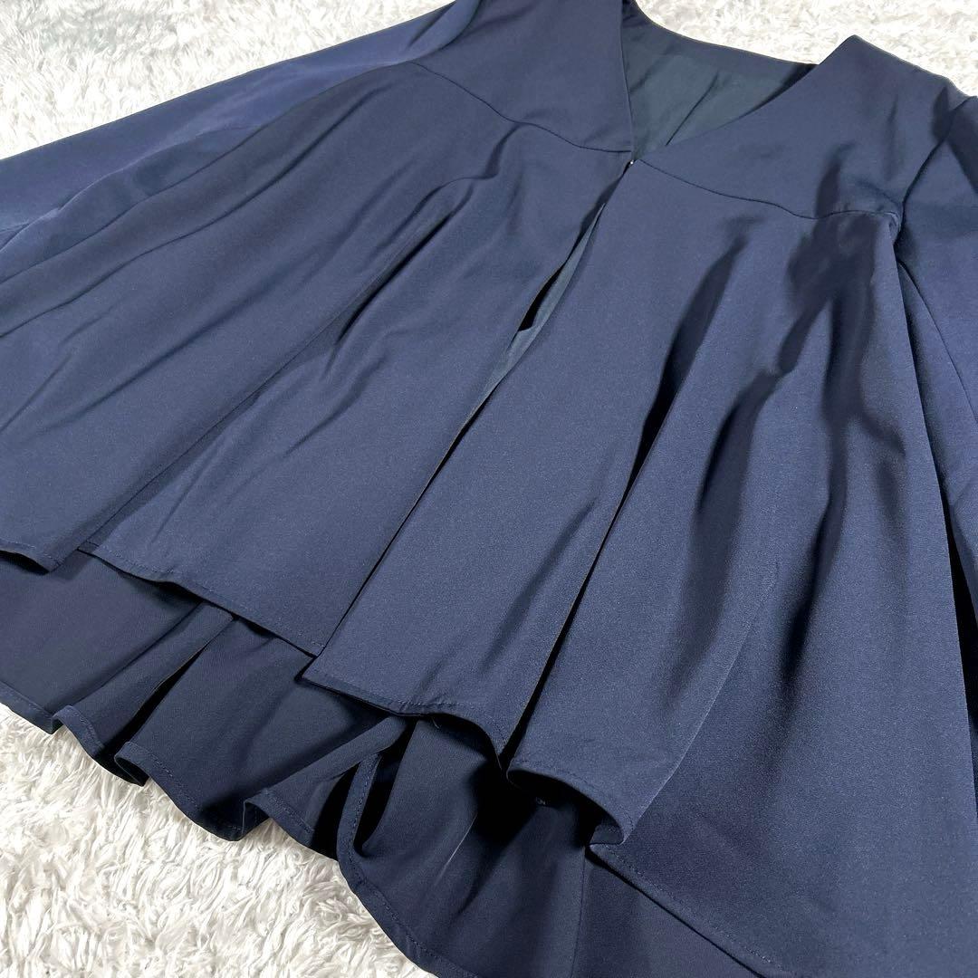 【3点セット・大きいサイズ LL】　カラルス　パンツスーツ　セットアップ　紺