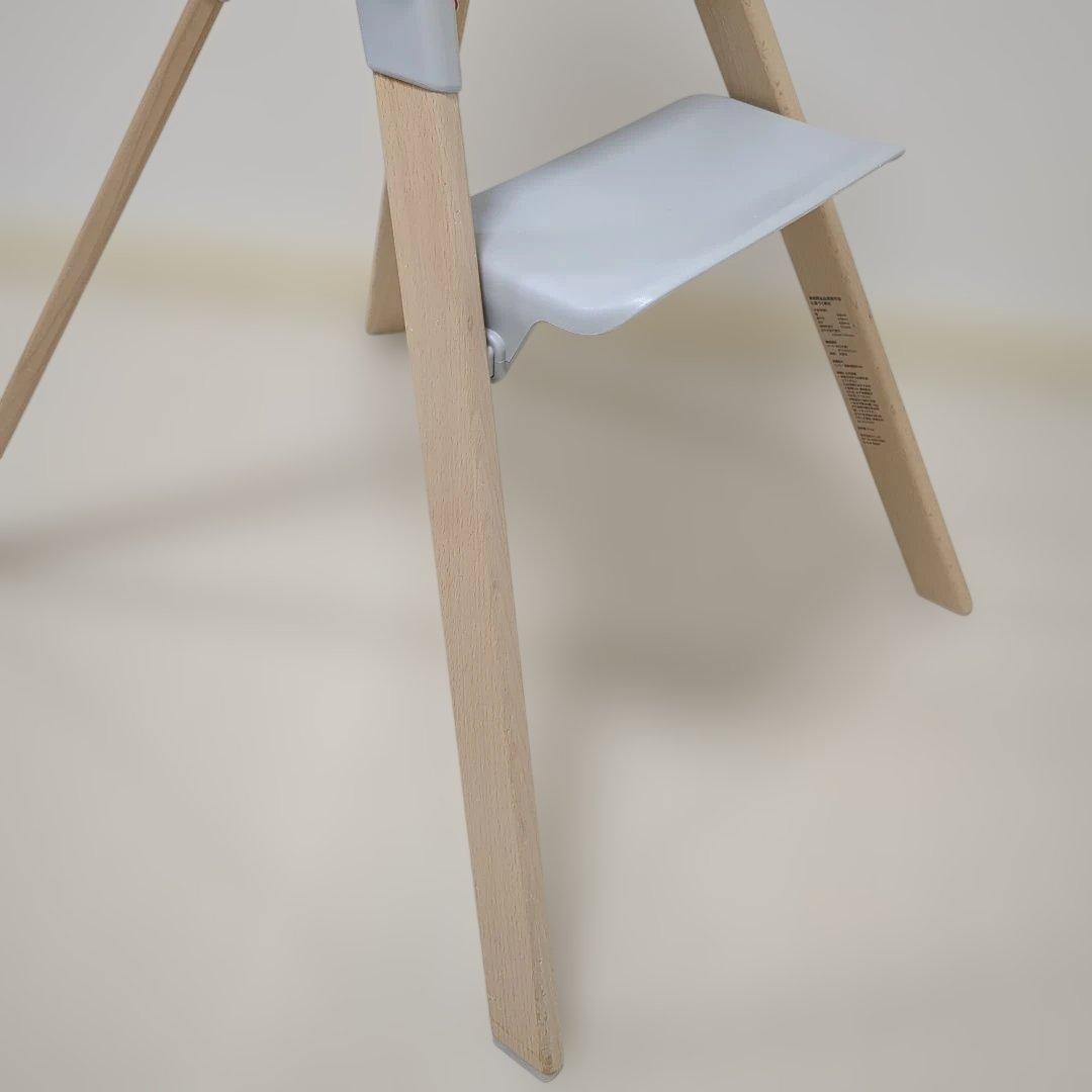 STOKKE　クリック　ハイチェア　グレー　ベビーチェア　簡単組み立て