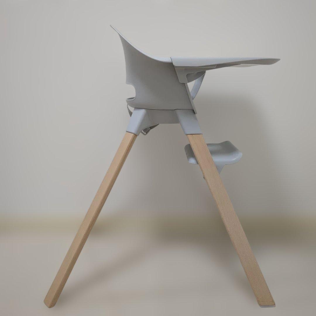 STOKKE　クリック　ハイチェア　グレー　ベビーチェア　簡単組み立て