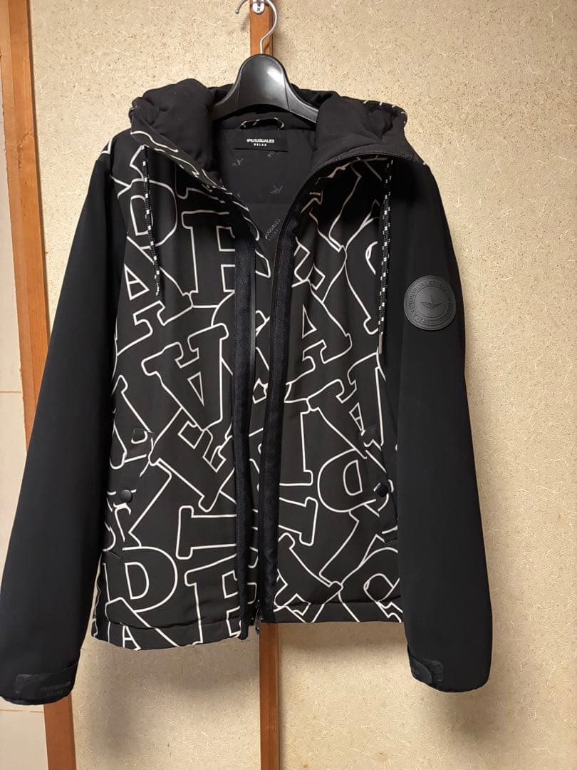 1PIU1UGUALE3 ナイロンジャケット ブラック