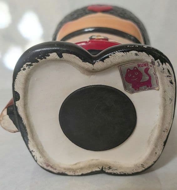 テディ　★激レア★　昭和レトロ　内藤ルネ　陶器　貯金箱　ヴィンテージ