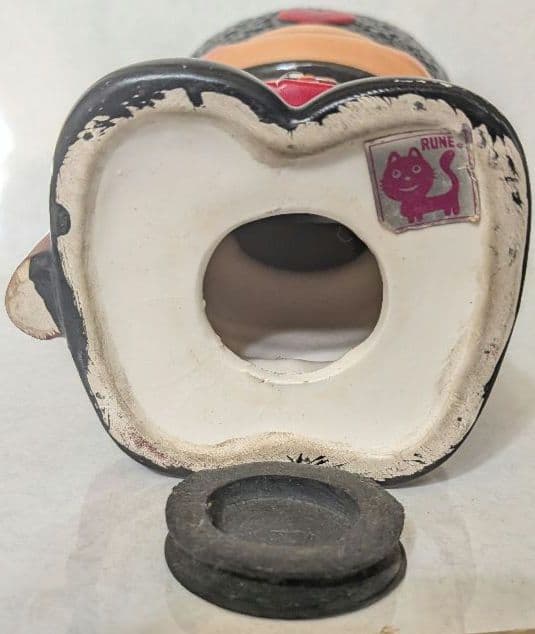 テディ　★激レア★　昭和レトロ　内藤ルネ　陶器　貯金箱　ヴィンテージ