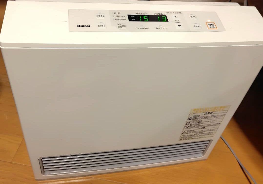 ガスファンヒーター　リンナイ