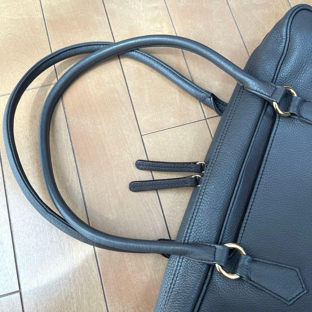 【極美品・A4可】濱野皮革工藝 HAMANO エヴィ ボストン ラージ