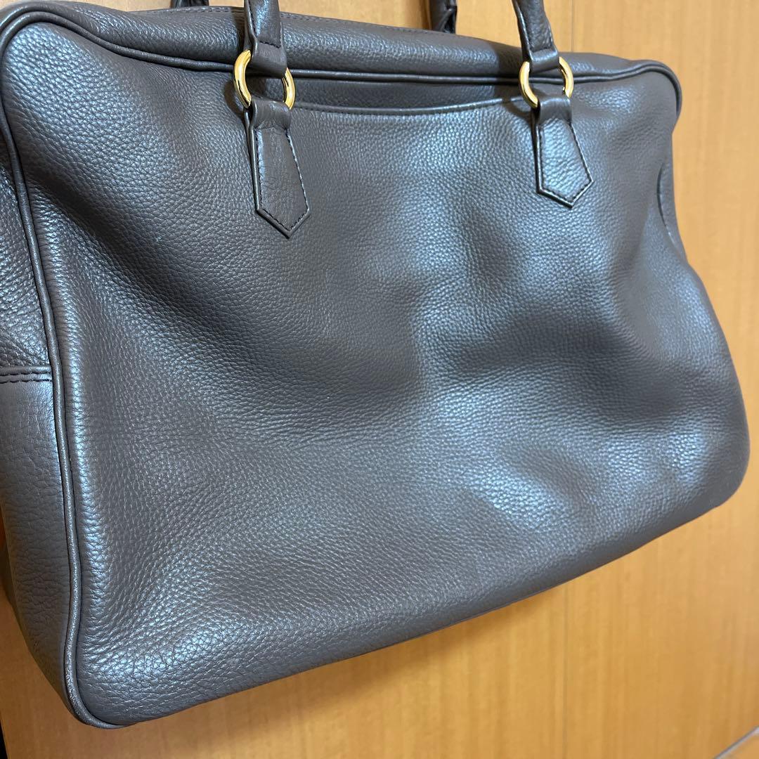 【極美品・A4可】濱野皮革工藝 HAMANO エヴィ ボストン ラージ