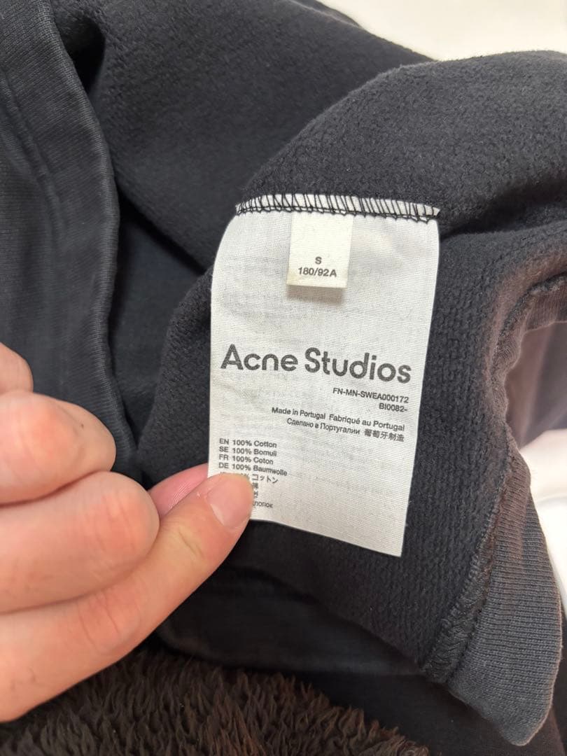 Y*s様 acne studios ロゴスウェット　ブラック