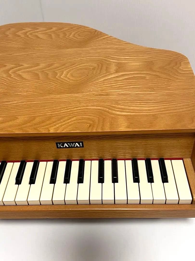美品 KAWAI カワイ ミニ グランドピアノ ナチュラル 木目 木製