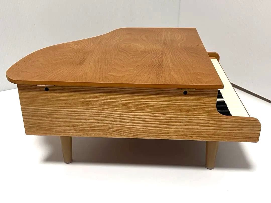 美品 KAWAI カワイ ミニ グランドピアノ ナチュラル 木目 木製