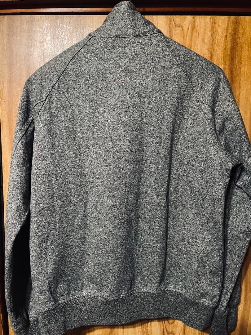 ショット　フルzip スウェット　Mバイカー