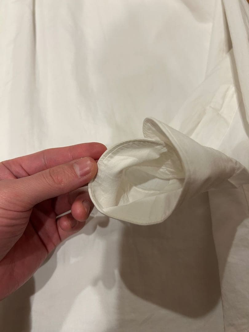 19aw COMOLI コモリシャツ コットン長袖シャツ