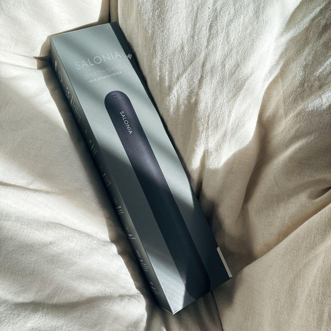 新品✨SALONIA サロニア スムースシャイン ストレートアイロン　ブラック