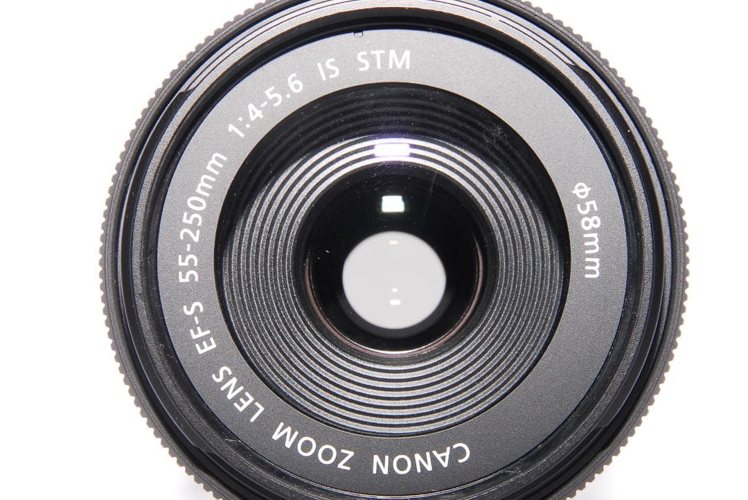 美品 望遠レンズ Canon EF-S 55-250mm IS STM