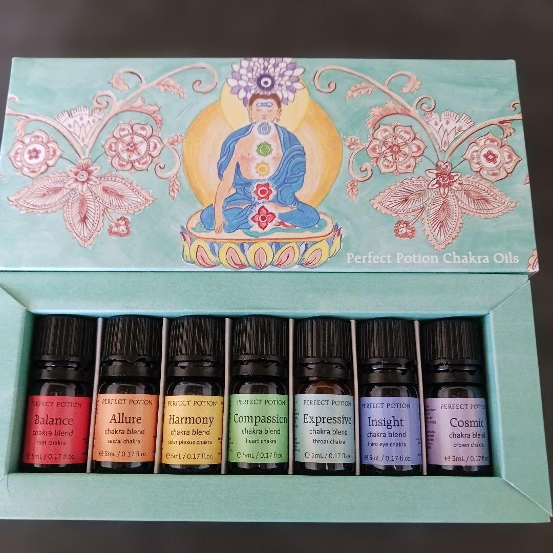 パーフェクトポーション　チャクラ　オイルキット　ブレンド　精油