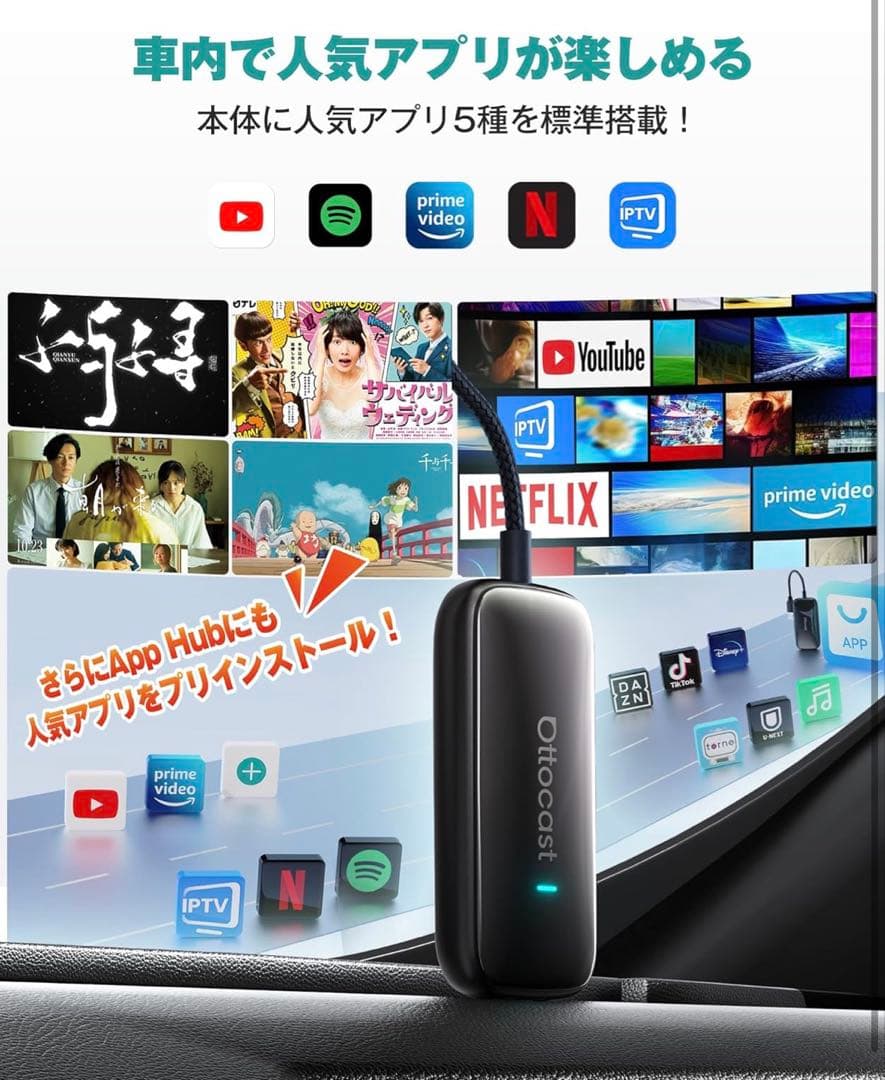 【新品】[ottocast ]Play2Video Ultra