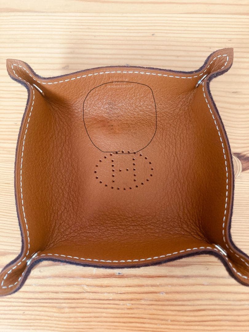 【限定値下げ】HERMES エルメス　ヴィド・ポッシュ ミニ　トレイ　バイカラー