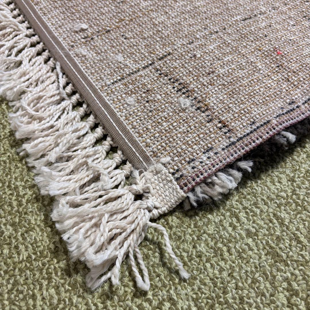 ベルギー産　パイル長めロングサイズラグ　モリヨシ