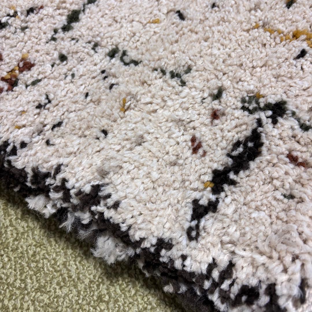 ベルギー産　パイル長めロングサイズラグ　モリヨシ