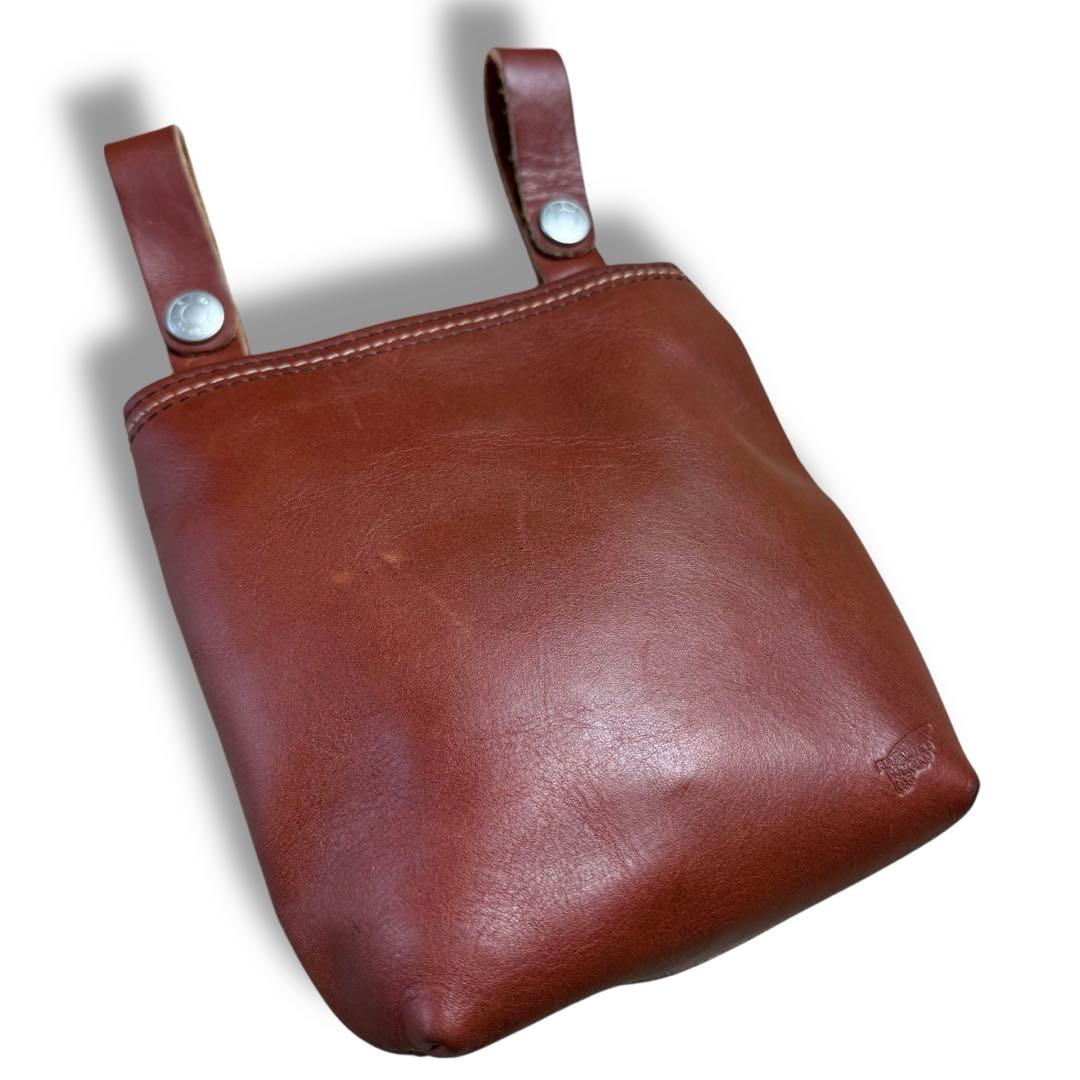 美品 RED WING ウエストポーチ ベルトポーチ レッドブラウン 本革