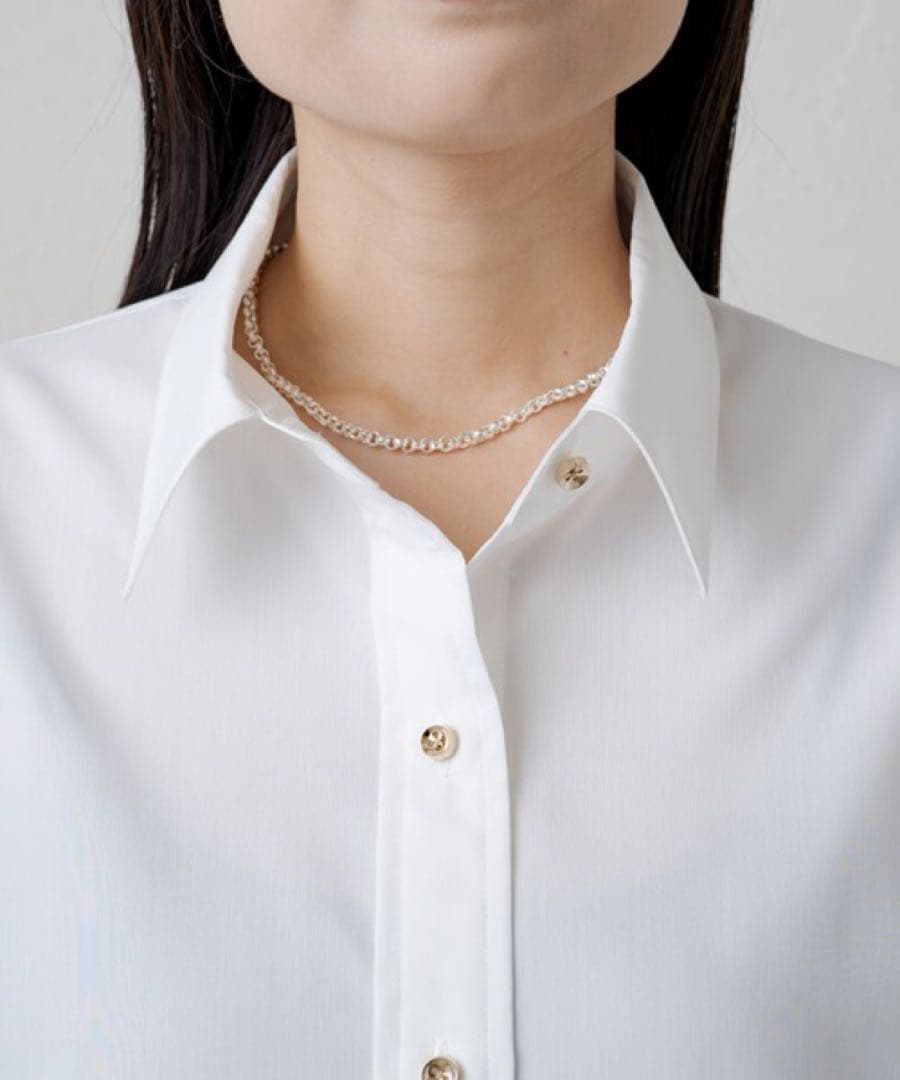 Loungedress(ラウンジドレス) 「ライトサテンBIGシャツ」