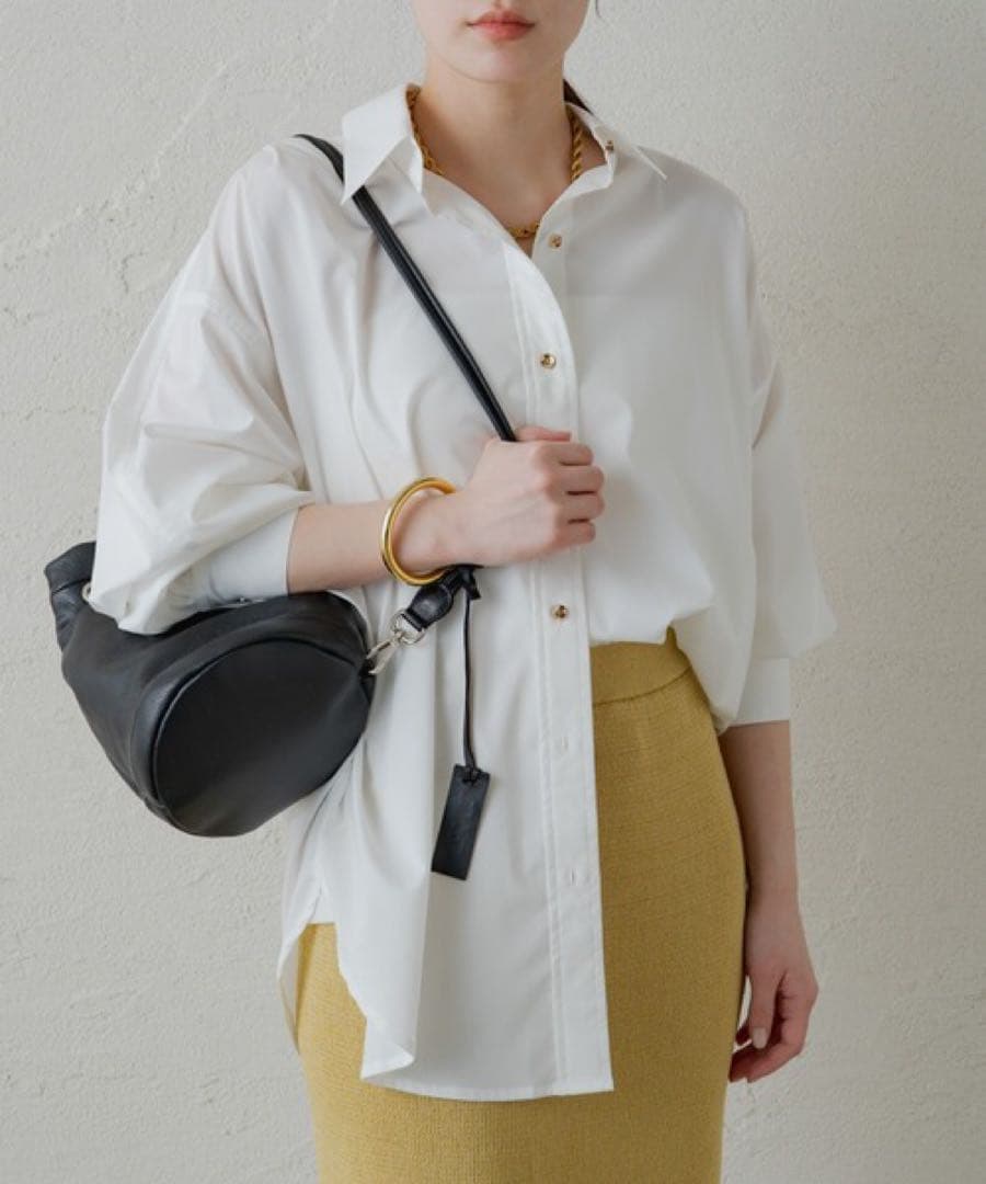 Loungedress(ラウンジドレス) 「ライトサテンBIGシャツ」