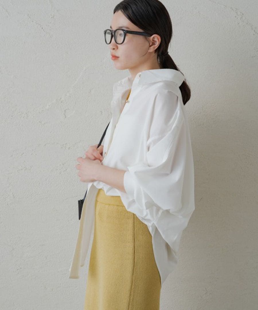 Loungedress(ラウンジドレス) 「ライトサテンBIGシャツ」