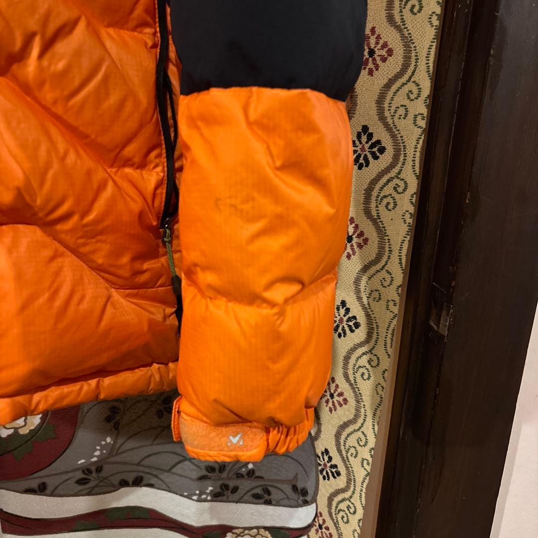 【美品】 MILLET ミレー フードダウンジャケット メンズL 極暖