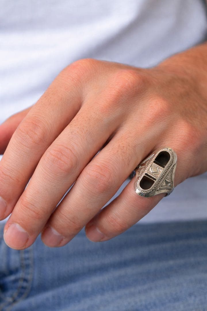 トゥアレグ族 シルバーリング エボニーウッド Touareg Tuareg