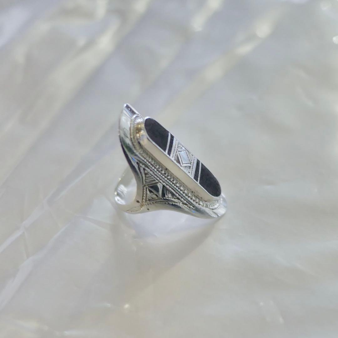 トゥアレグ族 シルバーリング エボニーウッド Touareg Tuareg